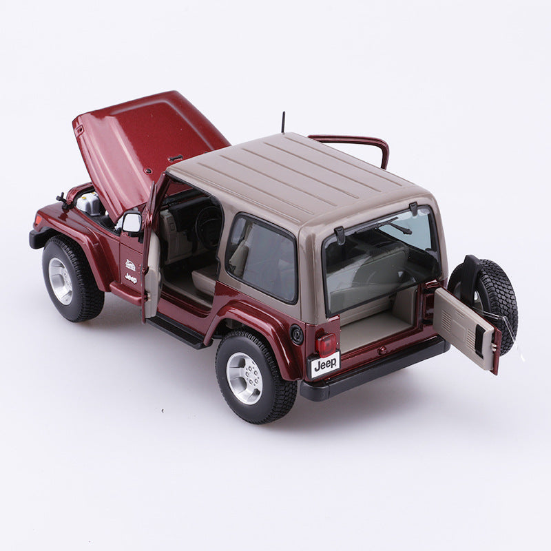 Simulation alloy car model Wrangler Sahara car model
