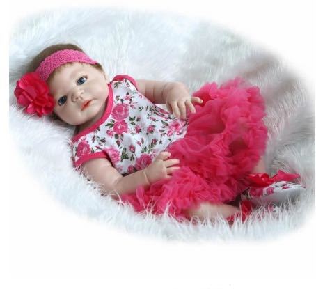 NPK Full Rubber Simulation Baby Doll Toy Children's Gift Cute Vivid Doll