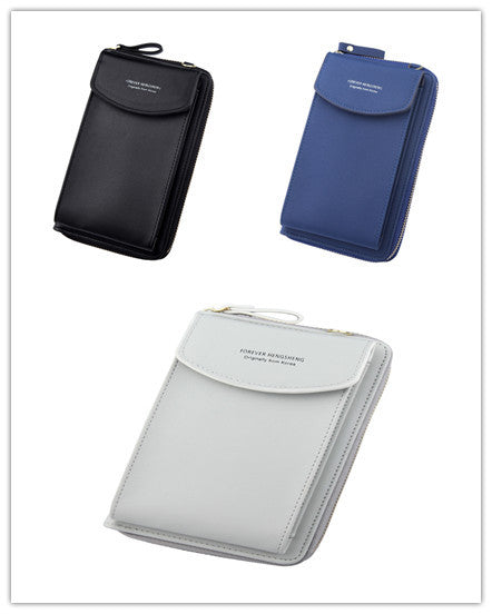 Mobile Phone Bag Zipper Women Diagonal Bag