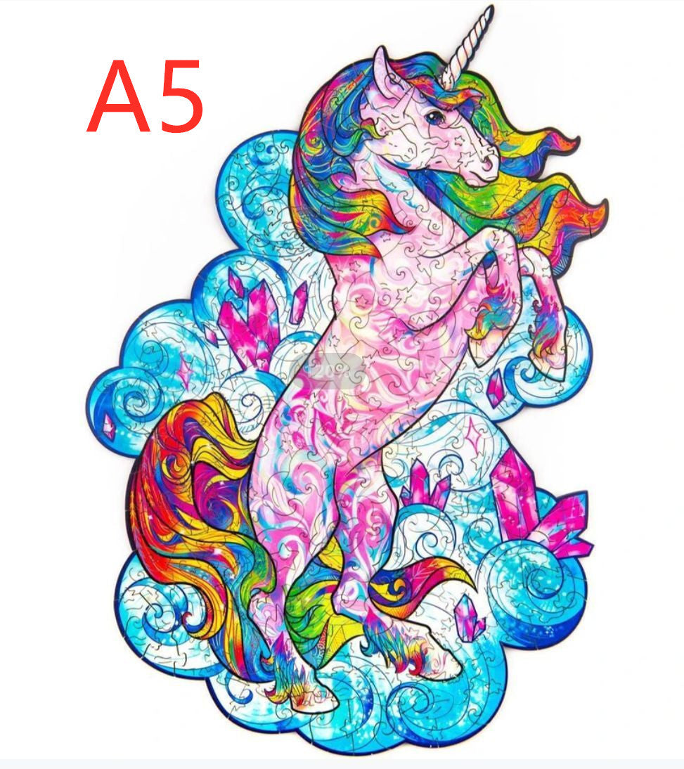 DIY Wooden Puzzles Animal Shaped The Best Christmas Gift Wooden Puzzles