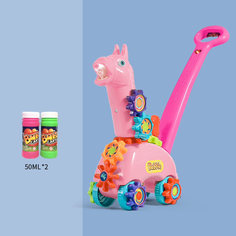 Automatic Outdoor Bubble Machine withsic And Light Mu