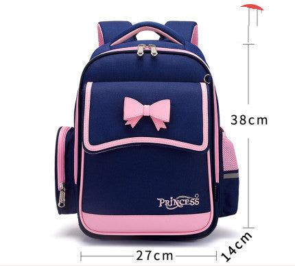 Babudou Schoolbag For Primary School Girls Grade 1-3-6 Children'S Bag 8-12 Girls' Light Double Blind Bag 5