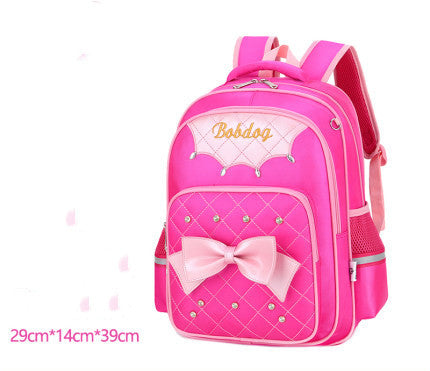 Babudou Schoolbag For Primary School Girls Grade 1-3-6 Children'S Bag 8-12 Girls' Light Double Blind Bag 5