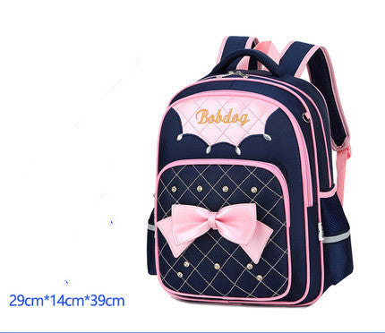 Babudou Schoolbag For Primary School Girls Grade 1-3-6 Children'S Bag 8-12 Girls' Light Double Blind Bag 5