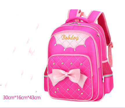 Babudou Schoolbag For Primary School Girls Grade 1-3-6 Children'S Bag 8-12 Girls' Light Double Blind Bag 5