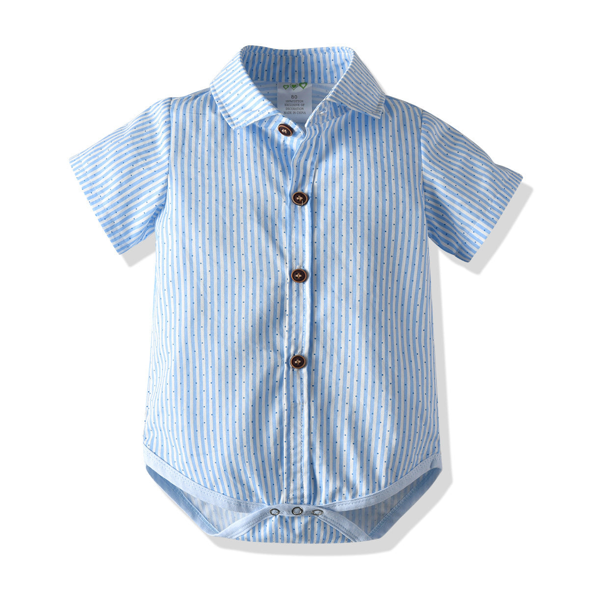 Baby Romper Week Formal Dress Fashionable Short-sleeved Jumpsuit Romper Suspender Pants