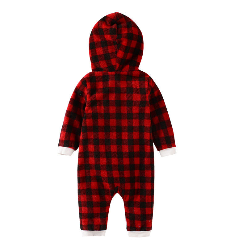 Polar fleece warm long climbing baby one-piece