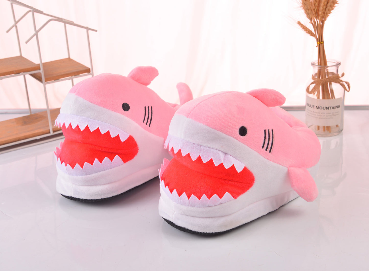 Shark Indoor Warm Plush Slippers