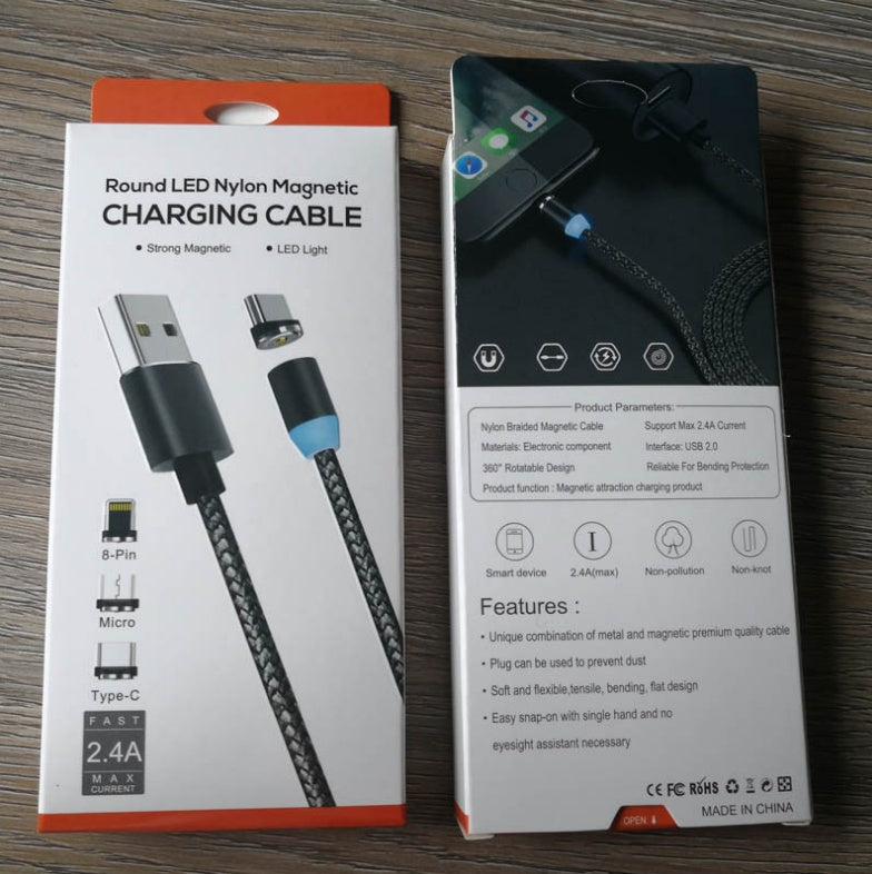 Three in One Magnetic Charging Cable