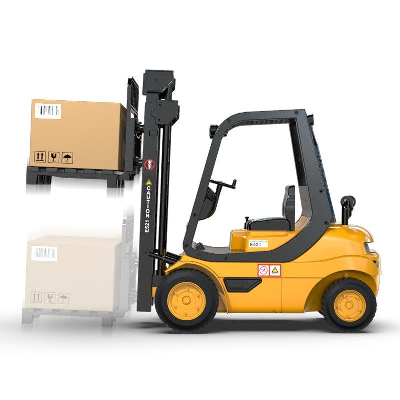 Remote Control Engineering Vehicle Lifting Forklift Simulation Electric Toy