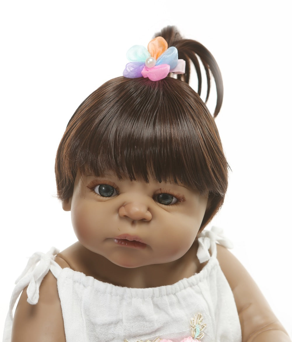 All silicone dark skin children