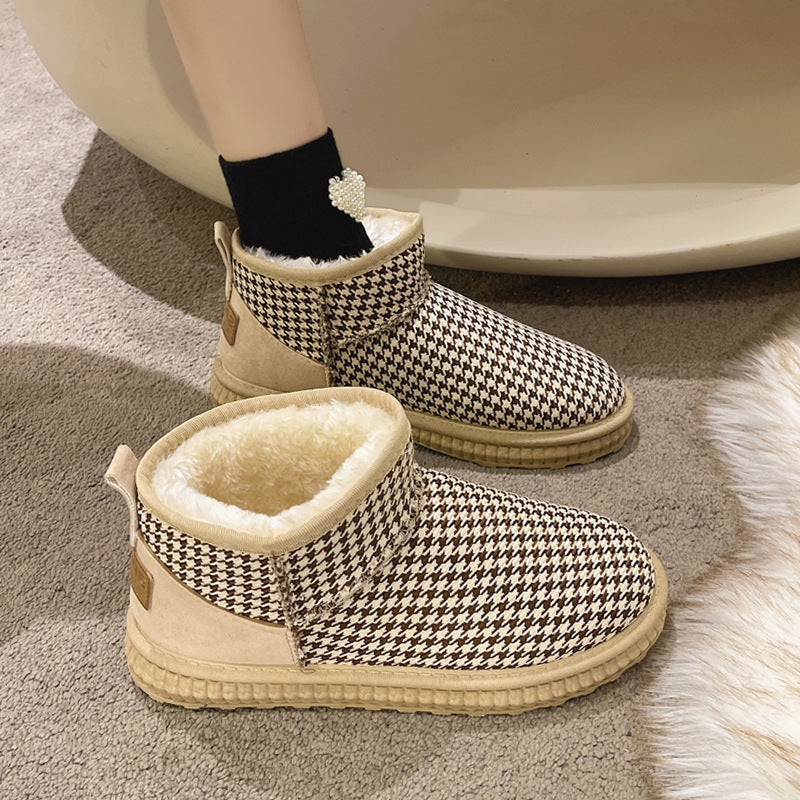 Women's Outdoor Padded Thickening Warm Hundred Cotton Boots