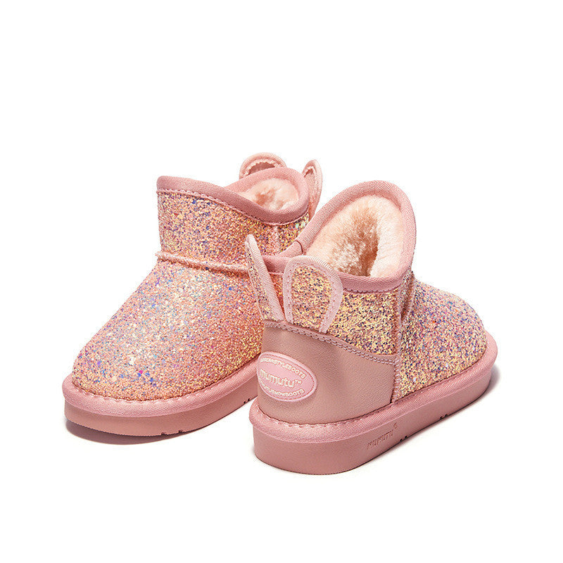 Children's Short Boots Baby Snow Cotton Winter Shoes