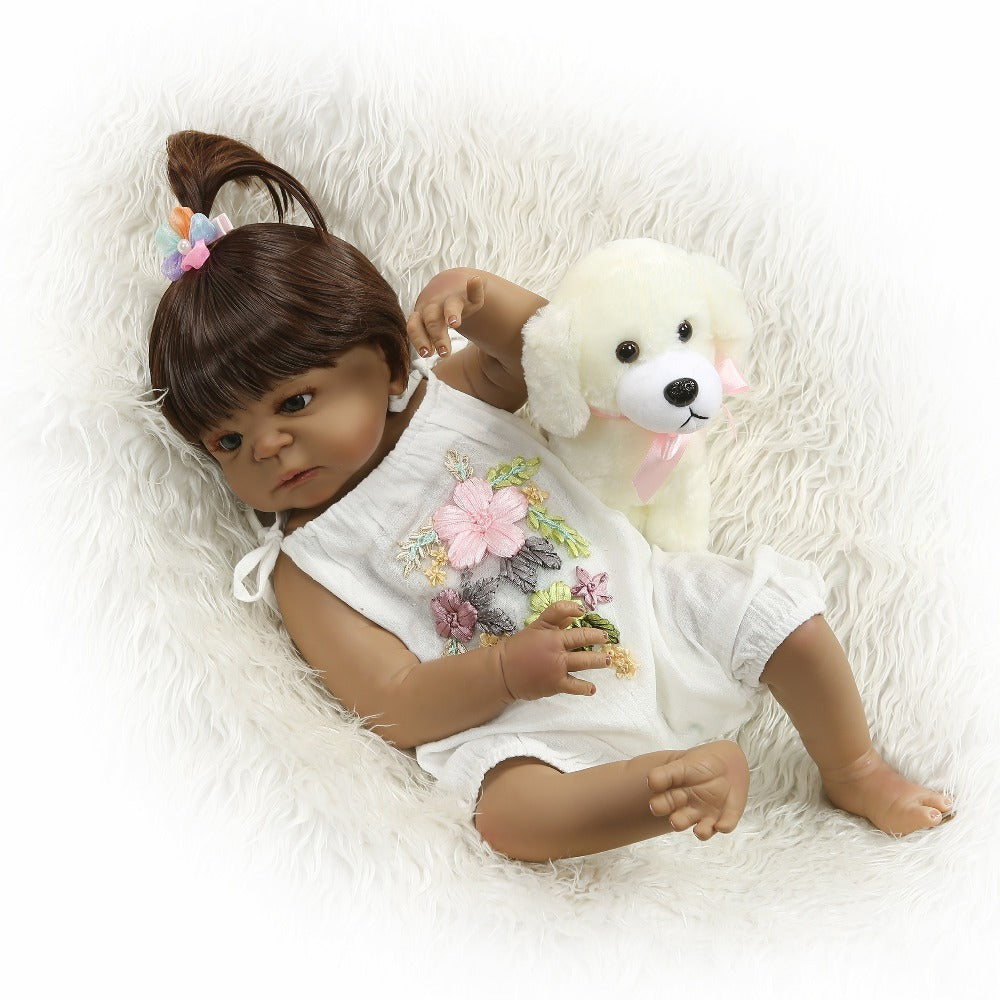 All silicone dark skin children