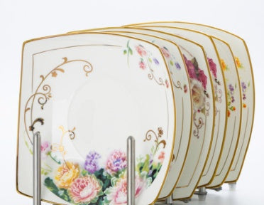 Japanese Four-corner Plate Dish Plate Household Square Sushi Plate Creative Personality Dish