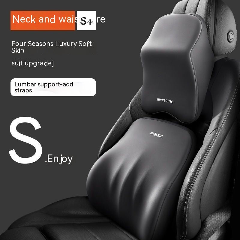 Automotive Headrest Shoulder Pillow Cervical Pillow Four Seasons Universal Car Pillow Driving Memory Foam Neck Pillow
