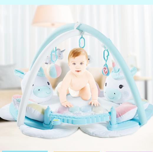 Pedal Piano Fitness Frame Baby Crawling Game Pad 3D Breathable Mesh