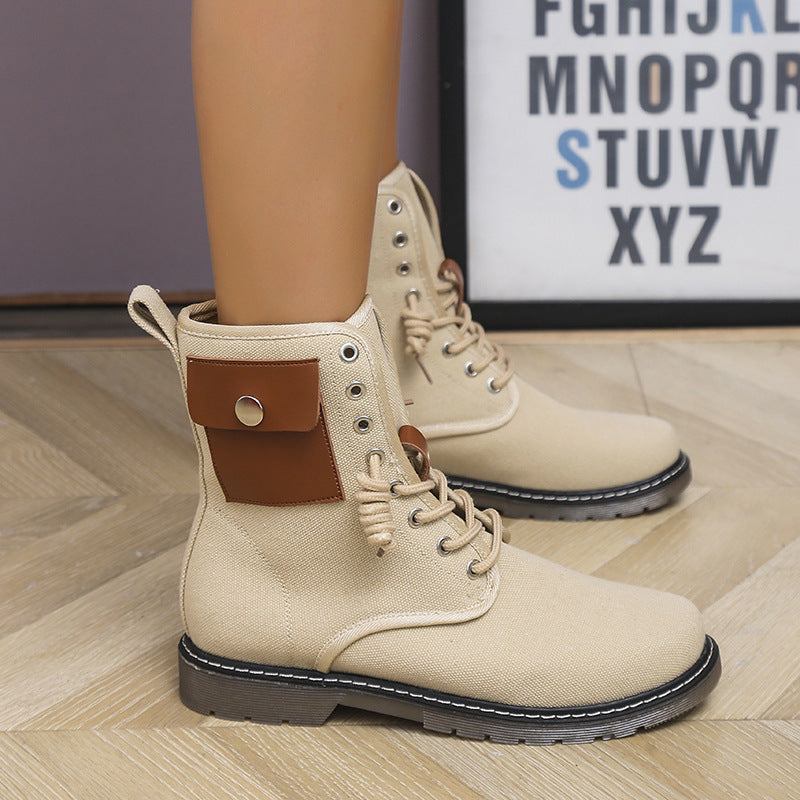 Autumn And Winter New Short Tube British Style Martin Boots