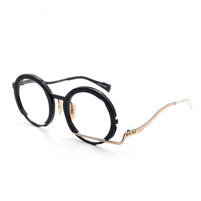 Fashion Retro Irregular Glasses Frame For Men And Women