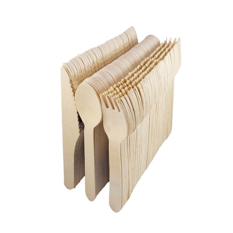 Disposable tableware cake knife and fork