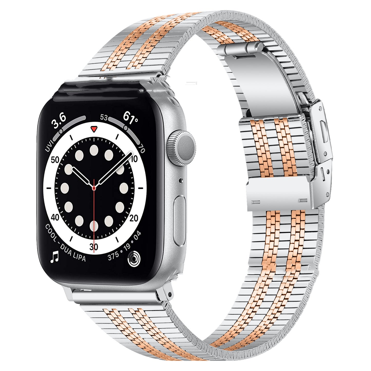 General High-grade Five-bead Turtle Back Buckle Steel Belt In Stock
