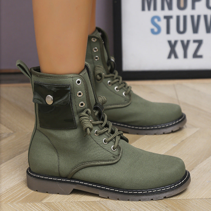 Autumn And Winter New Short Tube British Style Martin Boots