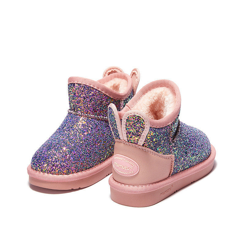 Children's Short Boots Baby Snow Cotton Winter Shoes