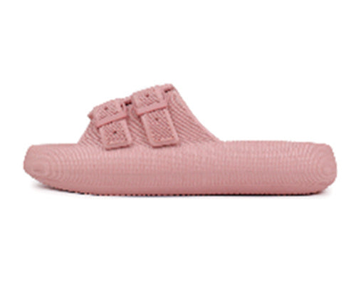 New Type Of Feet Feeling Velcro Thick Bottom Slippers For Women's Summer