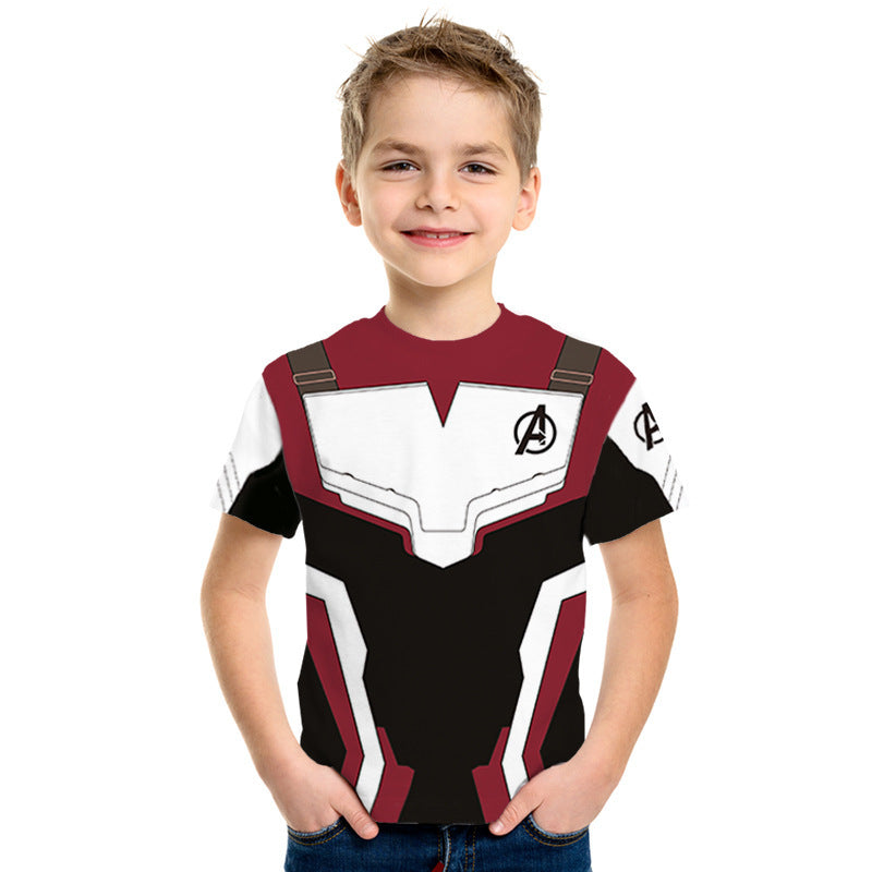 Two fake boys' short sleeve T-shirts for children