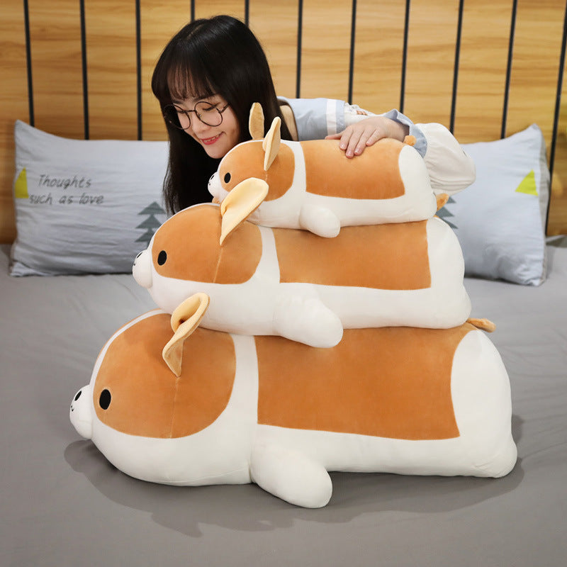 software Corgi doll Plush toys