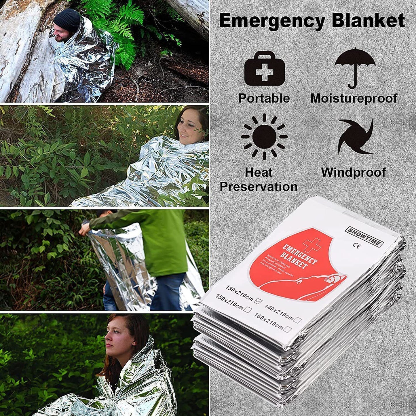 14in1 Outdoor Emergency Survival Gear Kit Camping Hiking Survival Gear Tools Kit Survival Gear And Equipment
