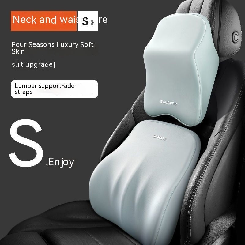 Automotive Headrest Shoulder Pillow Cervical Pillow Four Seasons Universal Car Pillow Driving Memory Foam Neck Pillow