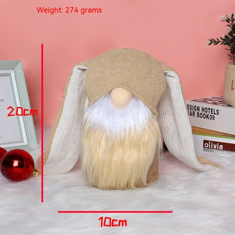 Easter Long Ears Rabbit Doll Ornaments