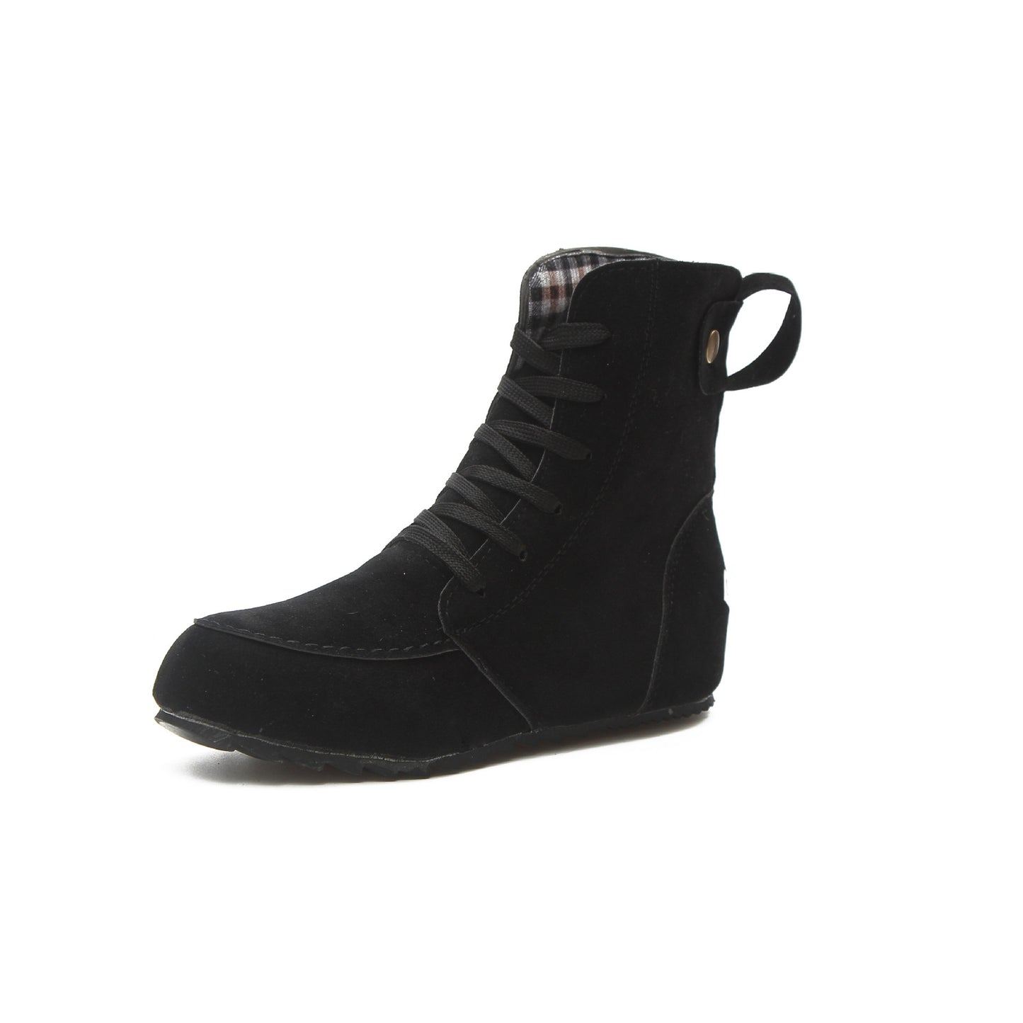 Round-toe Lace-up Foreign Trade Plus Size 43 Spot Women's Boots