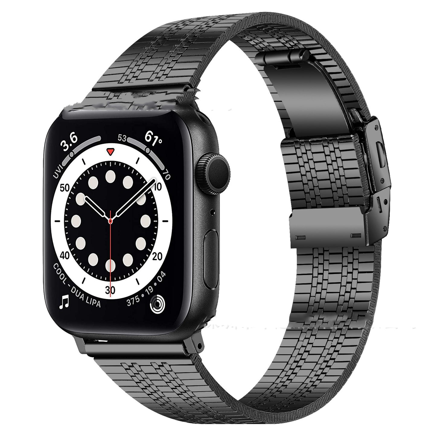General High-grade Five-bead Turtle Back Buckle Steel Belt In Stock