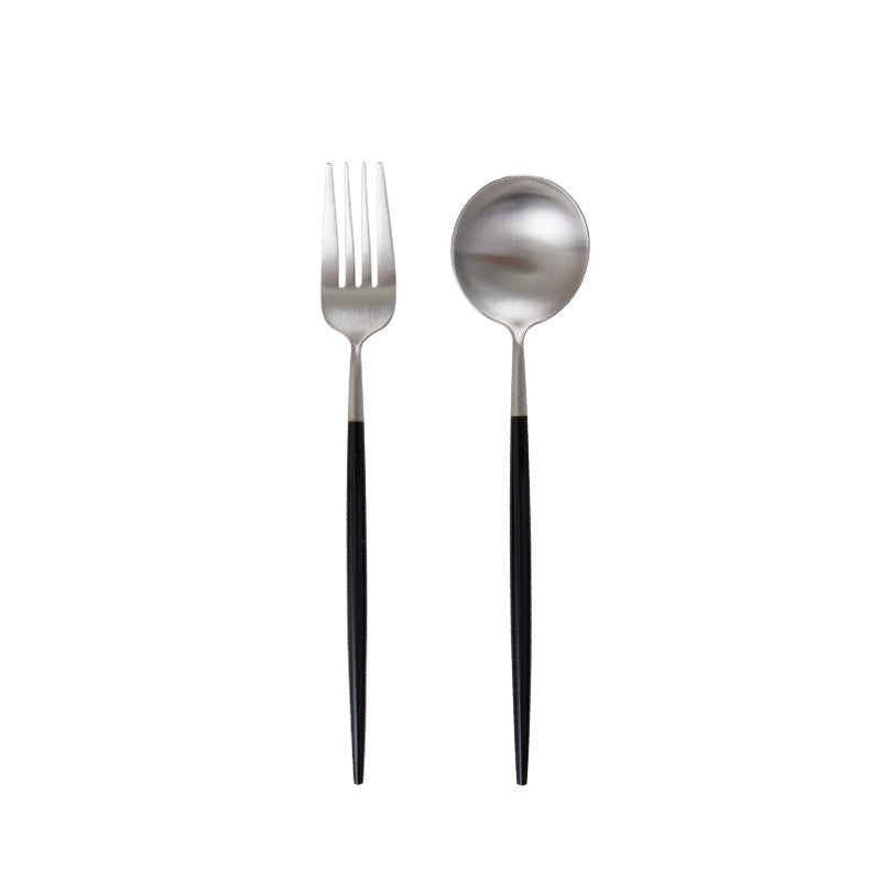 Stainless Steel Western Food Knife And Fork Chopsticks Spoon Fruit Fork