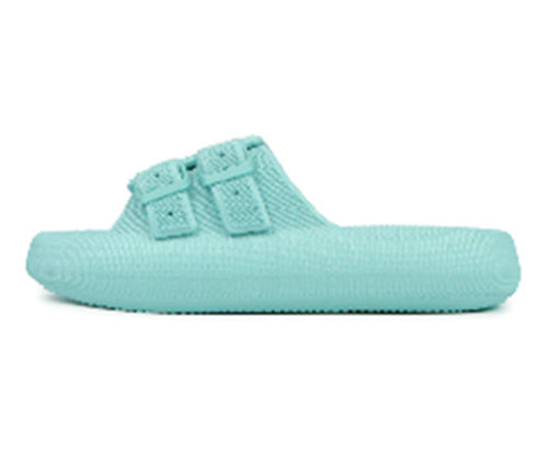 New Type Of Feet Feeling Velcro Thick Bottom Slippers For Women's Summer