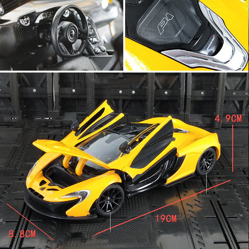 Alloy Sports Car Model Metal Racing Ornaments