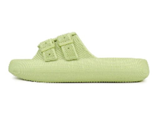 New Type Of Feet Feeling Velcro Thick Bottom Slippers For Women's Summer