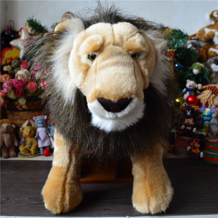 Lion Plush Toy African Simulation Animal