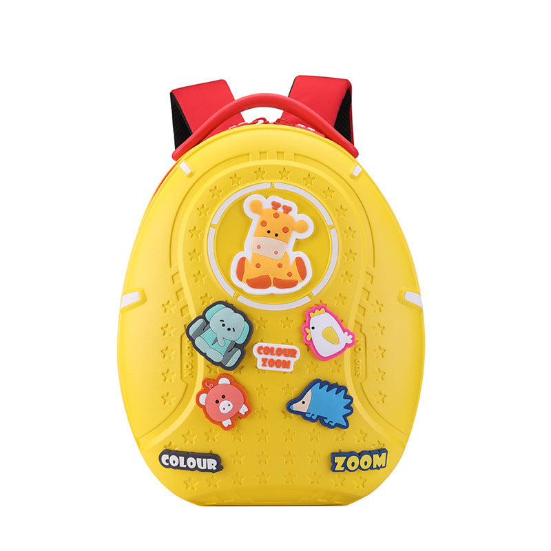 Trendy Cartoon DIY Kids Backpack School Bag