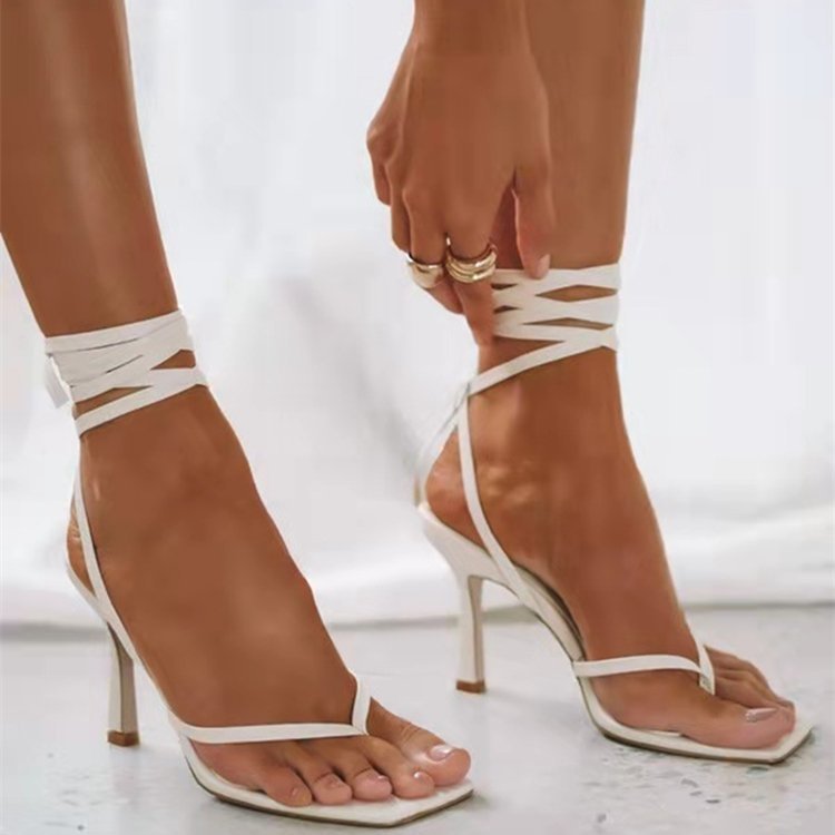 European And American Large Size 41-42 Ankle Strap For Outer Wear