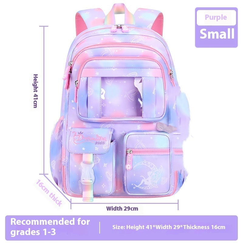 Fantasy Girl Children Backpack Large Capacity