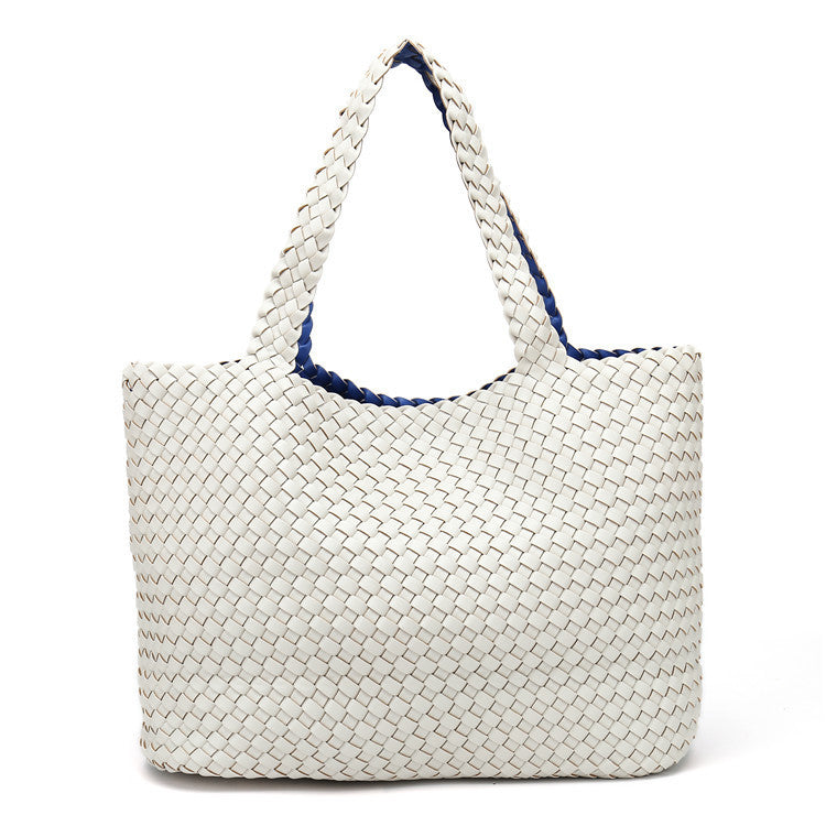 Woven Bag Open Cross Handbag