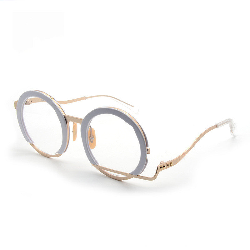 Fashion Retro Irregular Glasses Frame For Men And Women