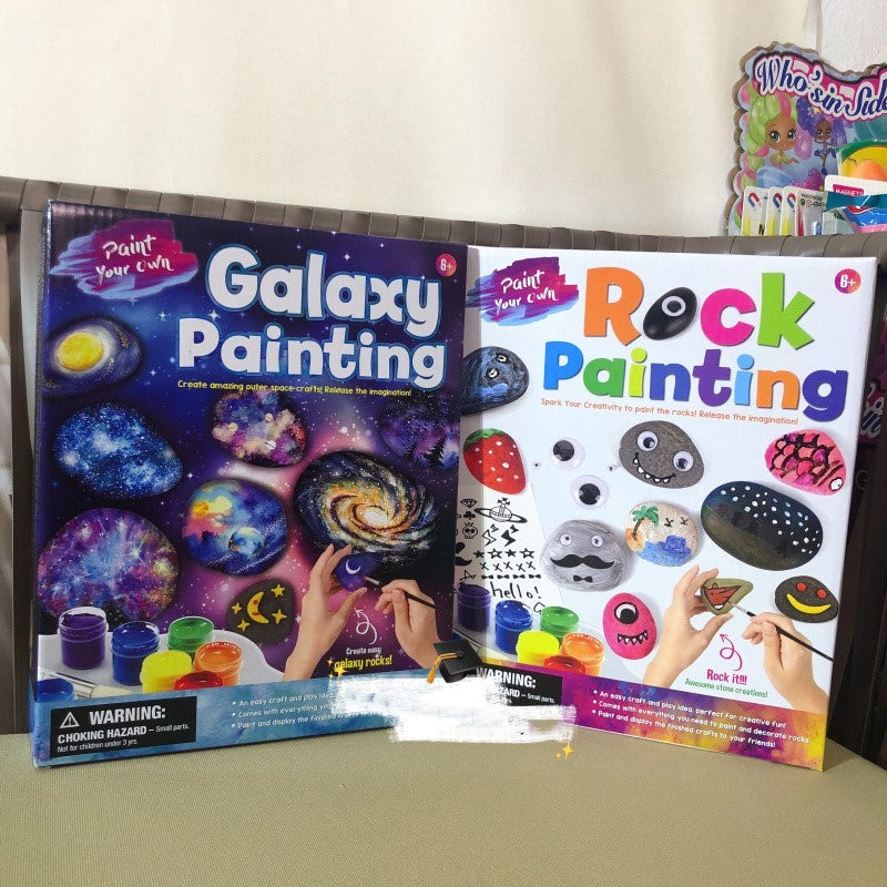 Children's Toy Stone Painting Set Girl Creative Handmade