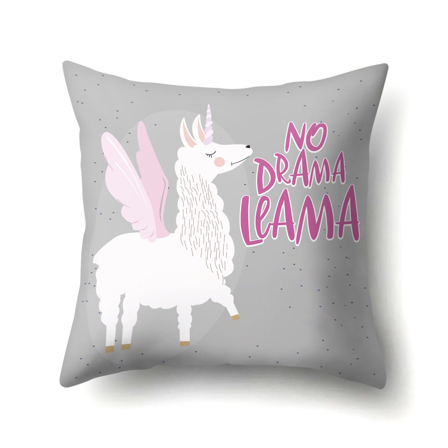 Creative Alpaca Polyester Pillow Cover