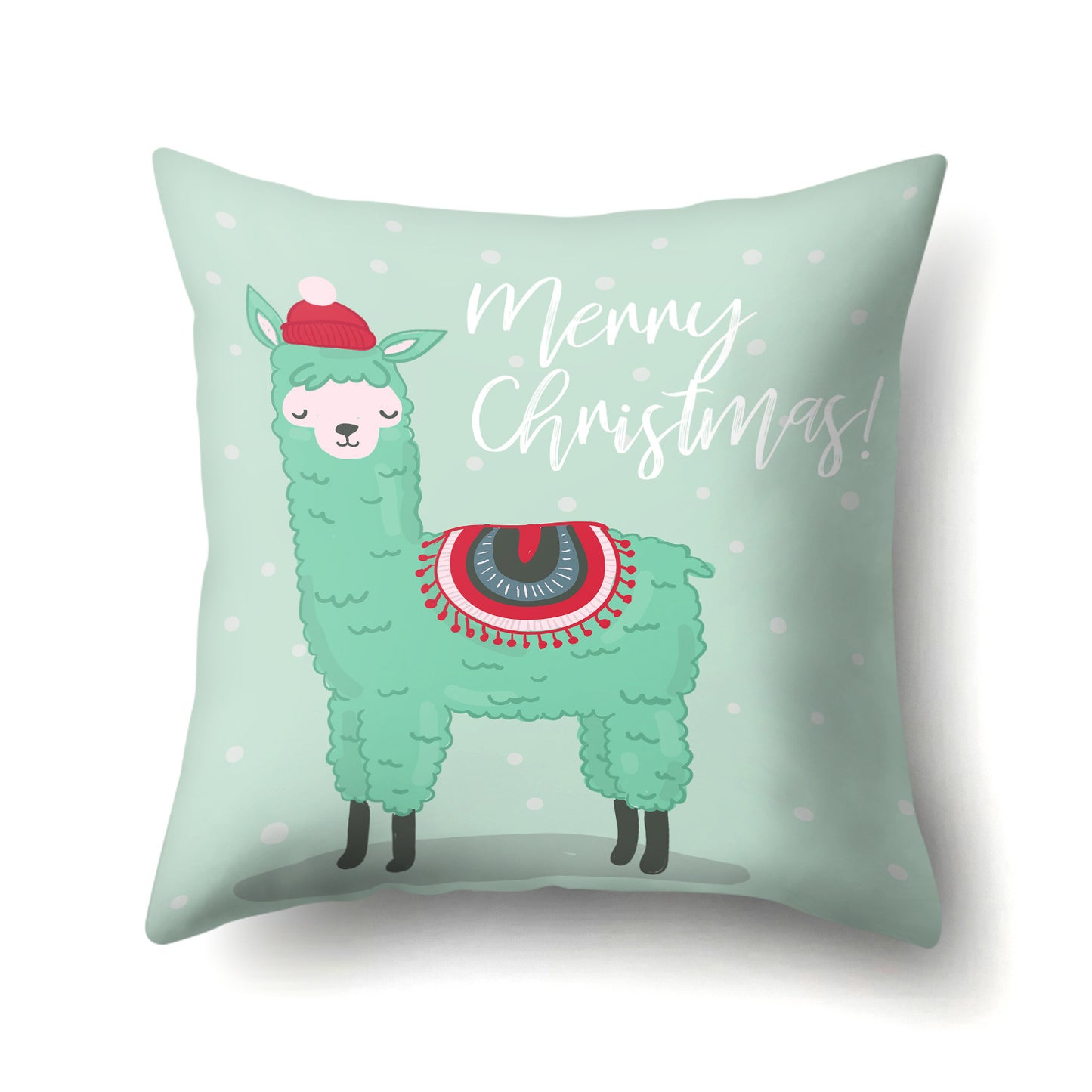 Creative Alpaca Polyester Pillow Cover
