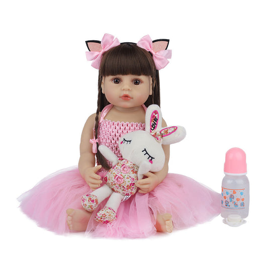 Baby Doll Reborn Baby Full Body Silicone Girl Doll