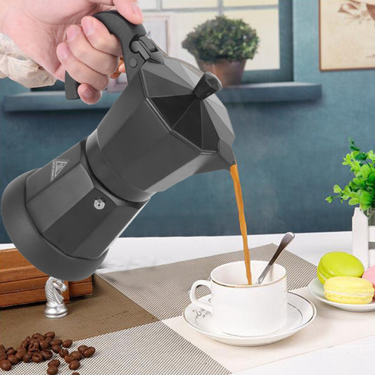 Aluminum Electric Heating Moka Pot Italian European Plug Coffee Making Machine